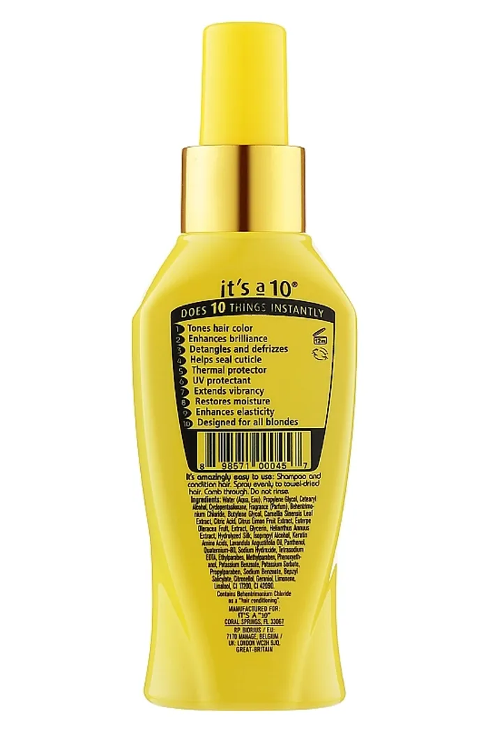 Несмываемое средство для светлых волос